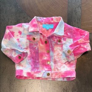 Pink Tie-Dye Kids Jacket